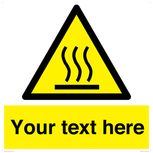 Custom Hot Surface Sign